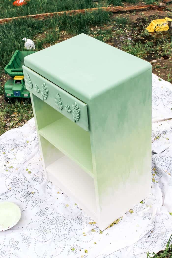 how to paint ombre furniture_2435 - at home with Ashley